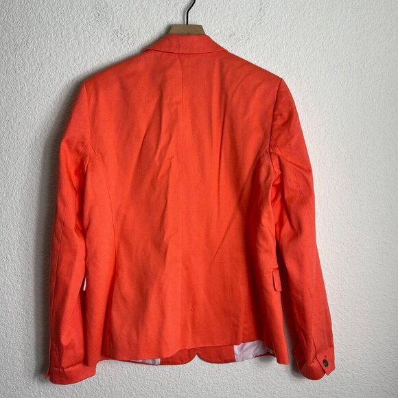Banana Republic Factory Orange Blazer – Size 14 - Picture 6 of 7